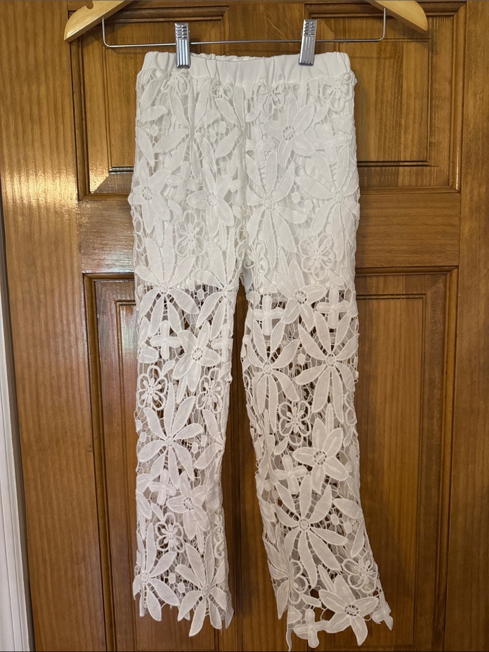 White Lace pants